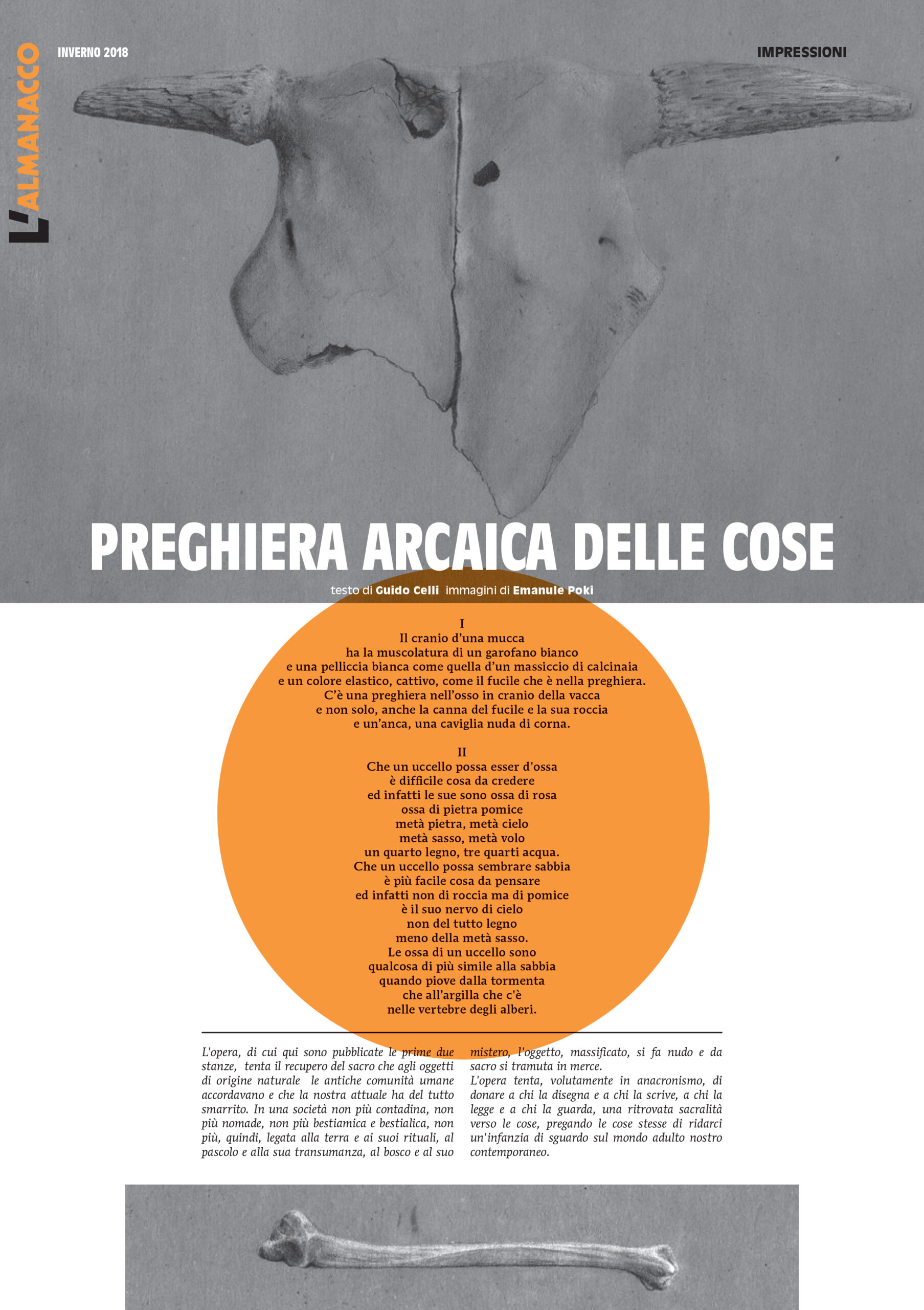 PREGHIERA ARCAICA DELLE COSE